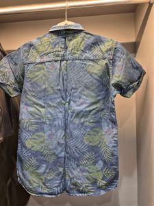 Men's Tropical Print Short Sleeve Shirt