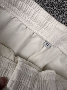 Cream Relaxed Fit Sweatpants