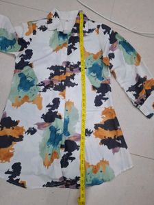 multicolor printed full sleeve long shirt
