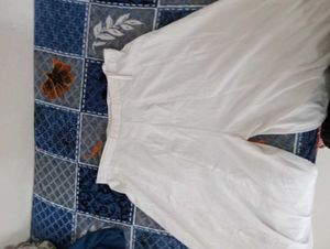 White Wide Leg Palazzos