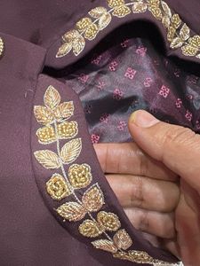 Elegant Mens Nehru Jacket (work) self designed