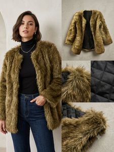 Stylish Faux Fur Jacket