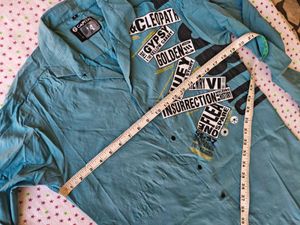 Graphic Print Long Sleeve Shirt