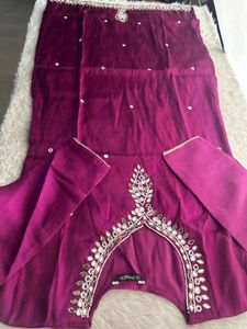 Designer Kurta with pant Mirror Work