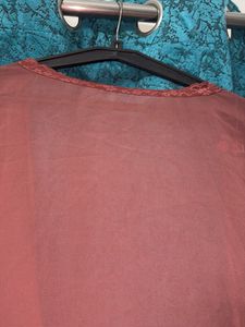 Sheer Wrap Kimono Nightie