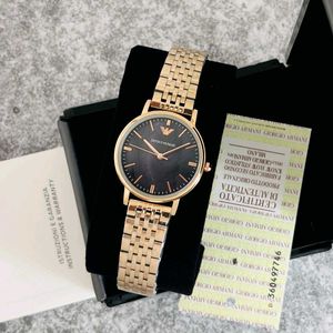 Emporio Armani Rose Gold Watch