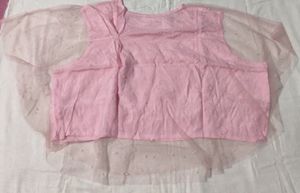 ✨Women Pink Net Crop Top✨