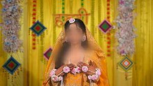 Bridal Yellow  Gown