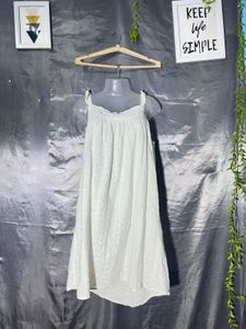RALPH LAUREN Chic White Eyelet Mini Dress