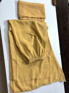 Orange Kurta Set with slip, plazzo