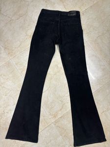 long boot cut jeans (black)