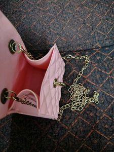 Cute Pink Quilted Heart Clutch