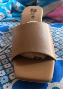 Nude Block Heels