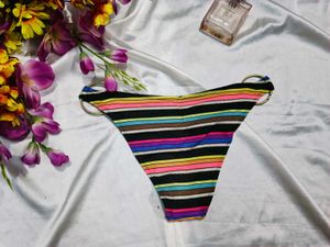🇳🇿💫🎀Colorful Striped Bikini Bottom
