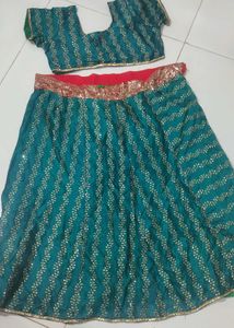Teal Lehenga Choli Set