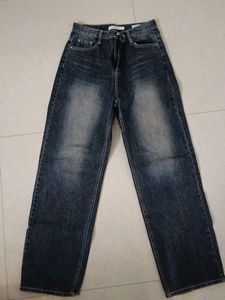Classic Dark Wash Straight Leg Jeans