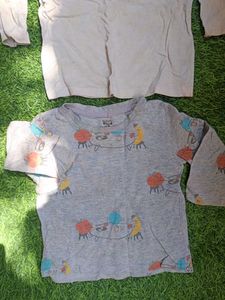 Cute Kids Long Sleeve T-Shirts Set