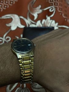 Titan Analog Watch - Classic Gold Tone