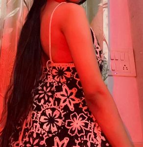 Stylish Black & White Floral Dress
