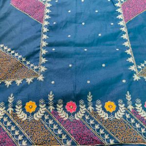 Elegant unstitched dress material,suit
