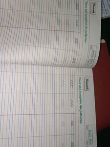 Drawing Note Book and cursive writing
