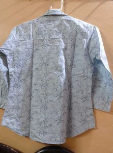 Printed Casual Shirt –Bamboo Leaf Design