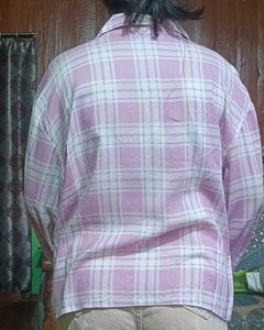 Plaid lavender shirt