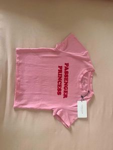 Pink "Passenger Princess" Graphic T-Shirt