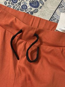 Orange Casual Sweatpants