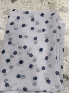 Chic Polka Dot dress material 4 meter
