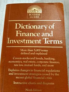 Dictionary of Finance & Investment Terms (Borrons)