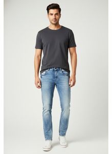 Vintage Wash Denim Jeans
