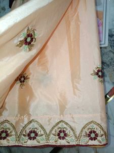 hand work stone saree with blause size :-- 30 Set