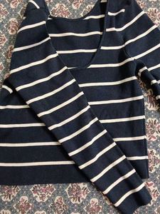 Striped Long Sleeve Top