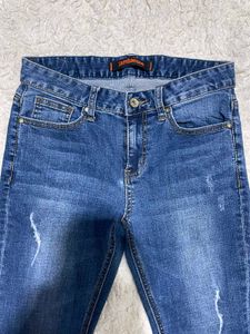 Stylish boot cut Jeans with Slit Detail