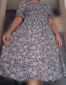 Floral Smocked Midi Dress