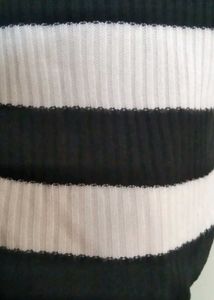 Striped Ribbed Sleeveless Top