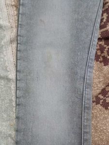 Grey Wash Stretch Denim Jeans