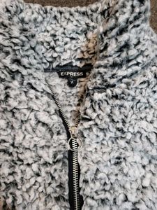 Fuzzy Gray Pullover
