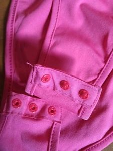 Hot Pink Ruffle Sleeve Bodysuit