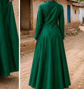 Elegant Green Embellished Gown