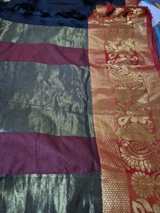 Elegant Dark Black Saree