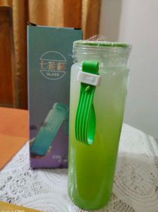 Hello Master Glass Water Bottle