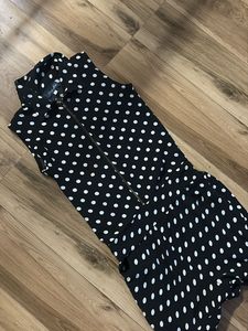 Polka Dot Sleeveless Jumpsuit