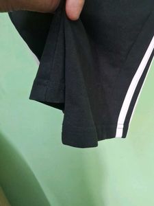 Adidas Black Striped Track Pants of 1