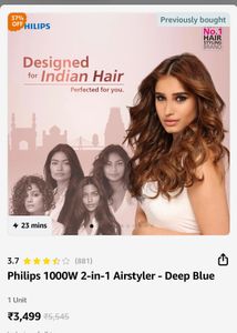 Philips  2-in-1 blow dry brush