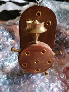 Agarbatti Holder Brass &amp; Wooden