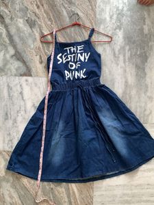 Denim Dress "The Destiny Of Punk"