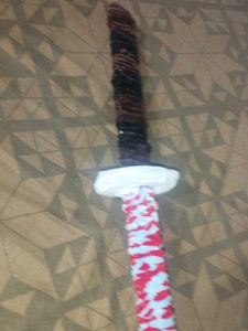 Homemade katana