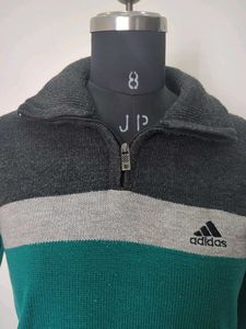 Adidas Color Block Pullover Sweater